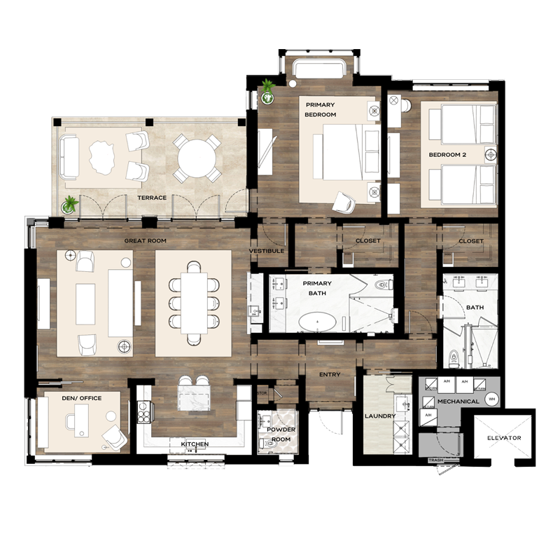 Mahogany Hill Floorplans