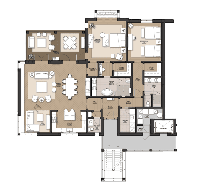 Mahogany Hill Floor plan