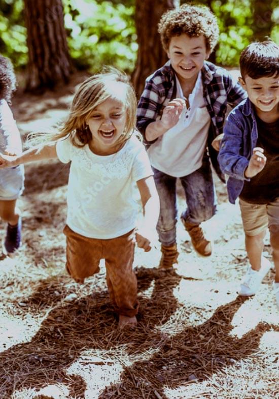 children playing