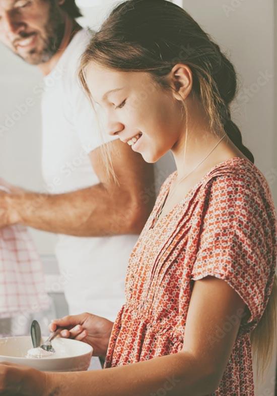 cooking with dad